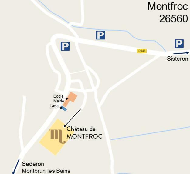 Bed and Breakfast Chateau De Montfroc Экстерьер фото